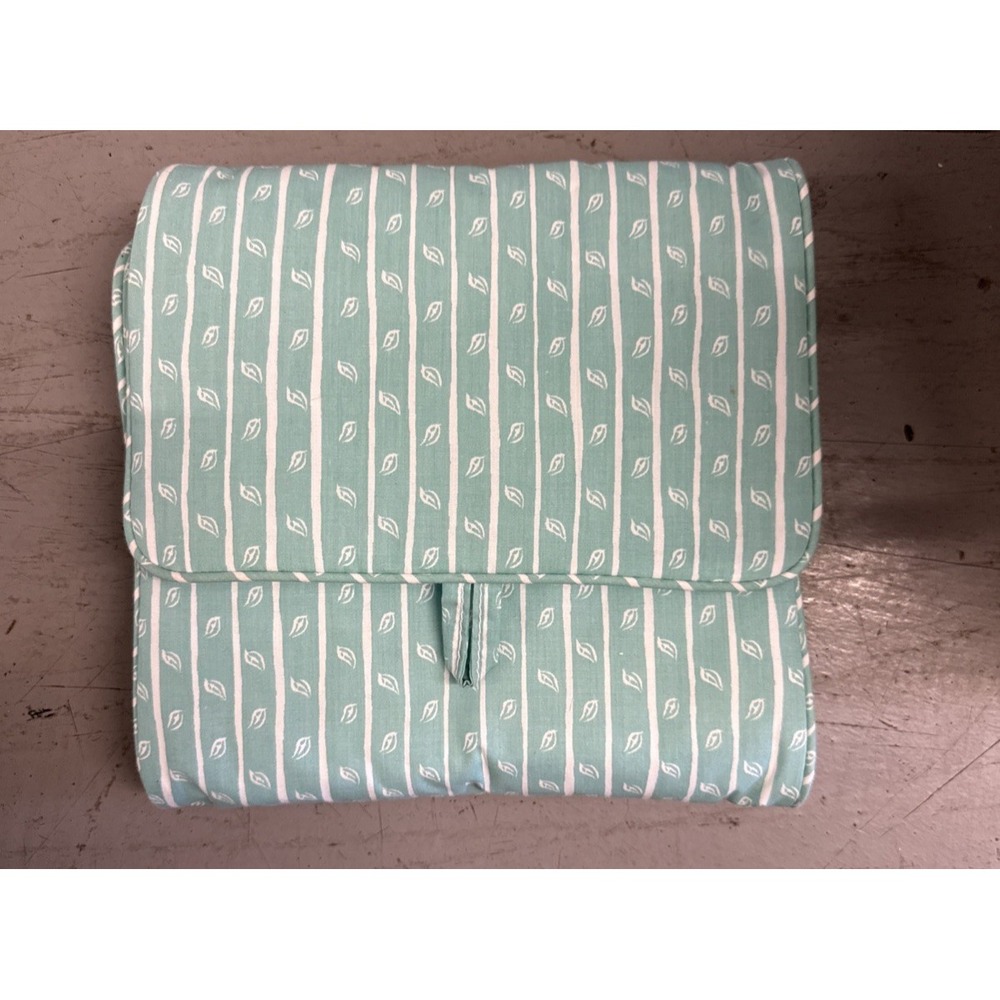 Victoria Secret TRAVEL TOILETRY BAG second skin satin gold tag vintage‎